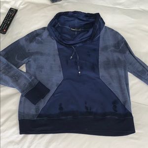 Gypsy 05 Cowl Neck Tie Dye Sweatshirt